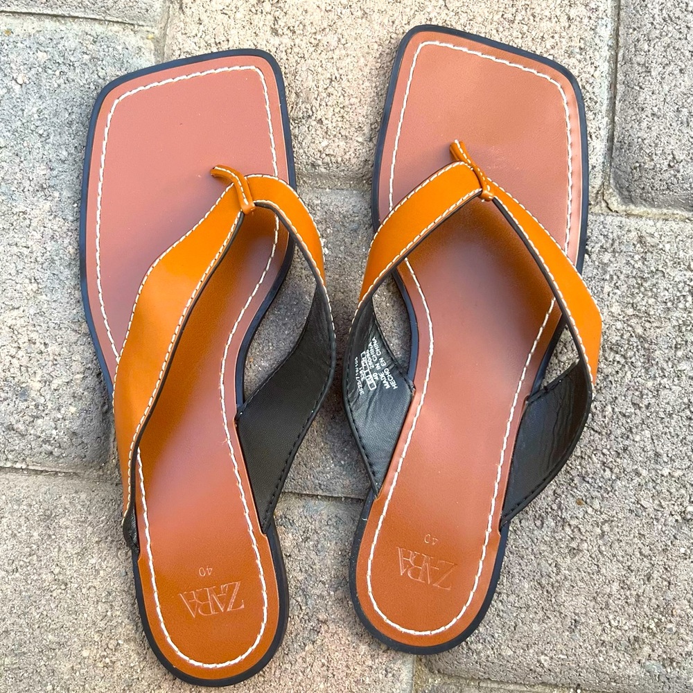 Zara casual sandals in size 40